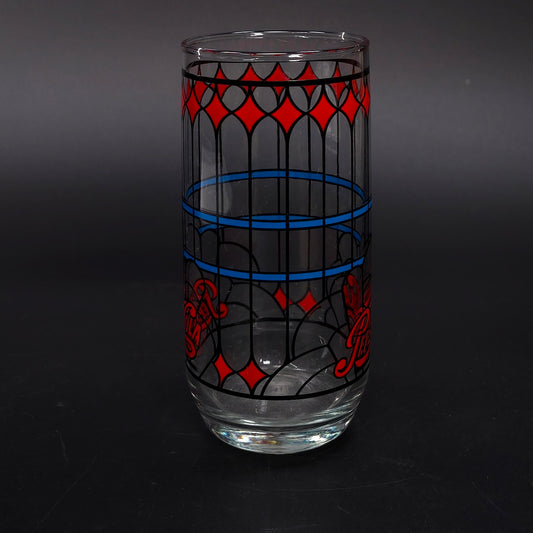Vintage Pepsi-Cola Stained Glass Cup Design 6" Tall
