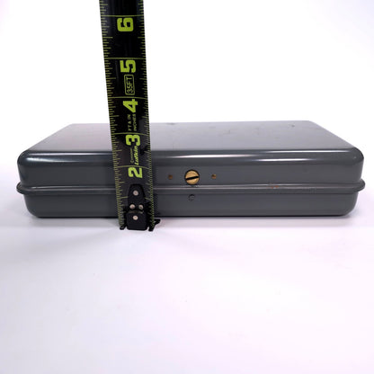 Vintage PN Co Metal Lock Box w/ Key Funeral Home