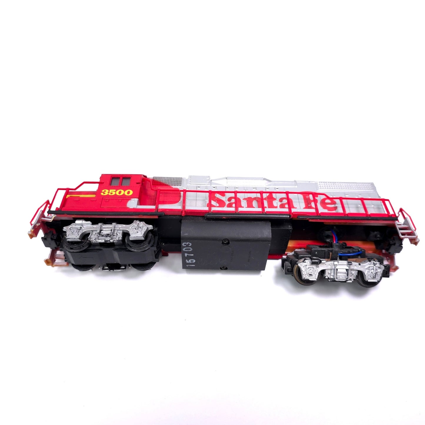 Life Like HO Scale Santa Fe 3500 Diesel Locomotive Engine Train FOR PARTS