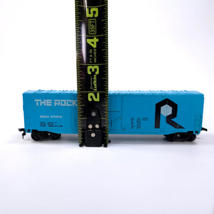 HO Scale The Rock 57028 Blue Train Car