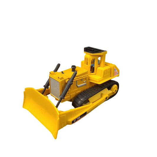 1998 Smart Toys Dynamic Diecast Yellow Bulldozer Construction Vehicle