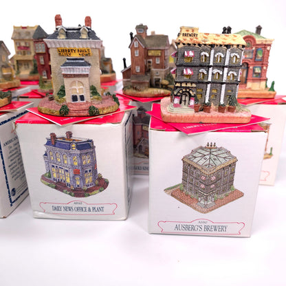 Lot of 4 Liberty Falls The American Collection Village House Figurine
