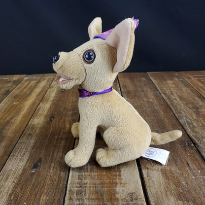 Vintage Yo Quiero Taco Bell Chihuahua Plush Y2k 2000 Happy New Year Not Working