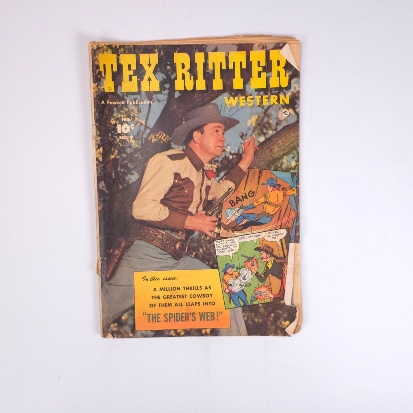 Tex Ritter Western #9 Fawcett 1952 Comic Book