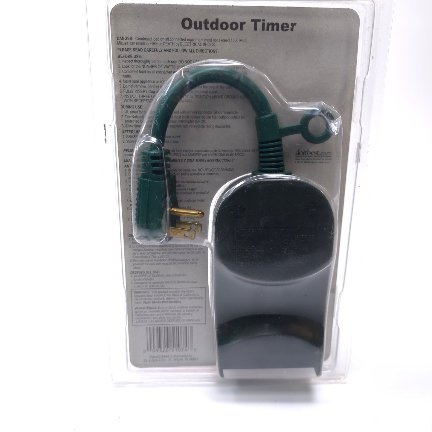 24 hr Outdoor Timer Multi Funtion On/Off Programable Do It