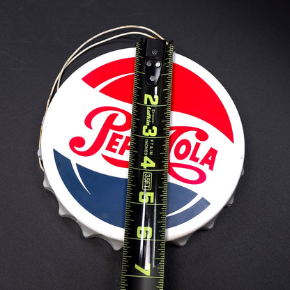 Vintage Pepsi-Cola Bottle Cap Hanging AM/FM Radio FOR PARTS