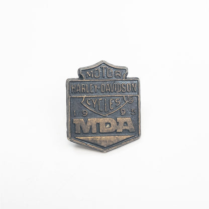 Harley Davidson Motorcycles 1995 MDA Metal Pin Back 2+ Ship FREE