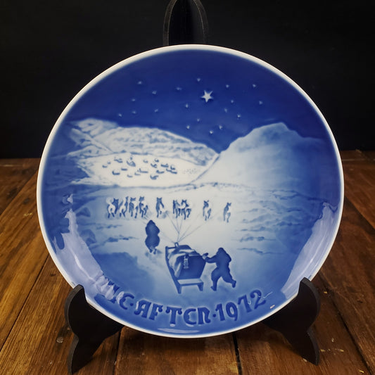 1972 Bing & Grondahl Christmas Plate - Christmas in Greenland