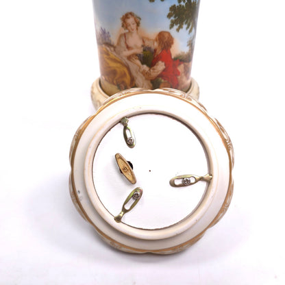 Vintage Ardalt Lenwile Vanity Jar Canister Trinket Music Box Renaissance