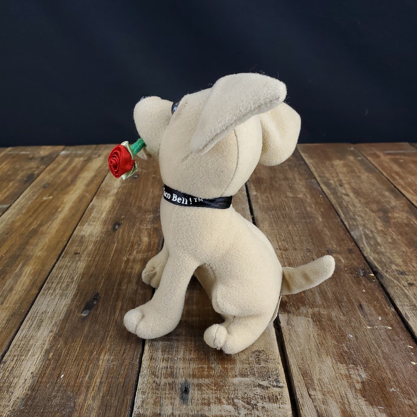 Vintage Yo Quiro Taco Bell Chihuahua Plush Holding Rose Not Working