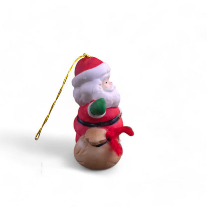 1986 BOA  Christmas Santa Clauss Bell Porcelain Ornmanet