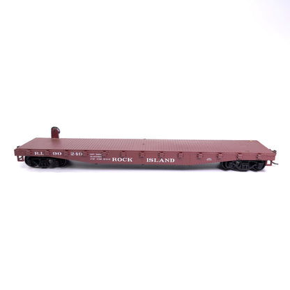 HO Scale Rock Island RI 90249 Flat Train Car