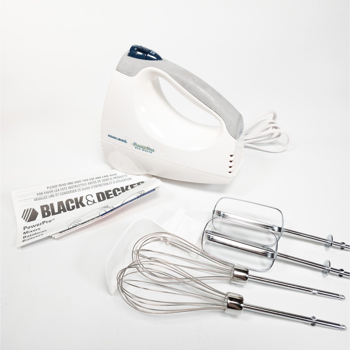 Black & Decker Power Pro 220 Watt Hand Mixer w/ Attachments