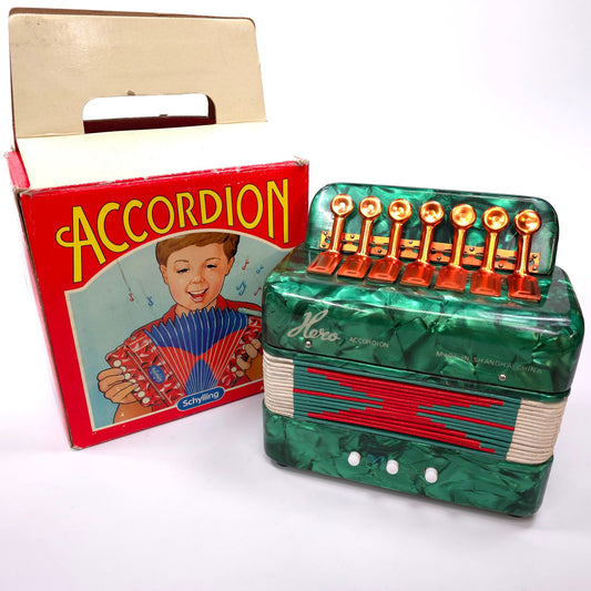 Vintage Schylling Hero Childrens Accordian FOR PARTS