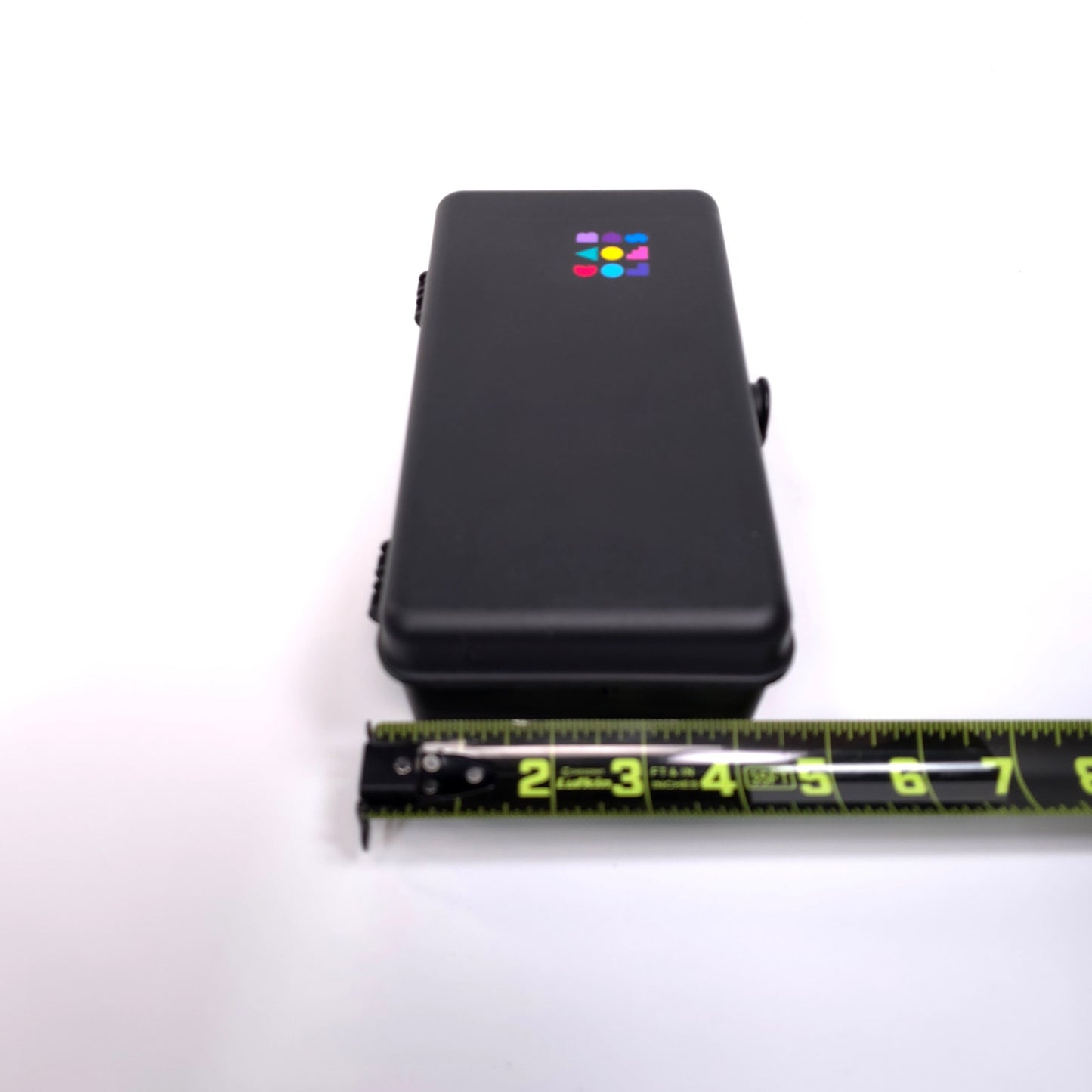 Vintage Caboodles Small Cosmetic Makeup Jewelry Trinket Box w/ Mirror Black