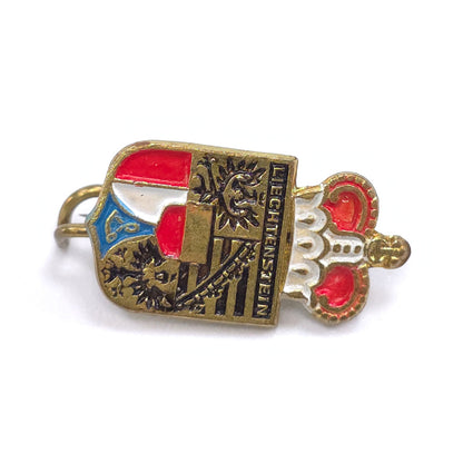 Vintage Liechtenstein Germany Pinback Pin