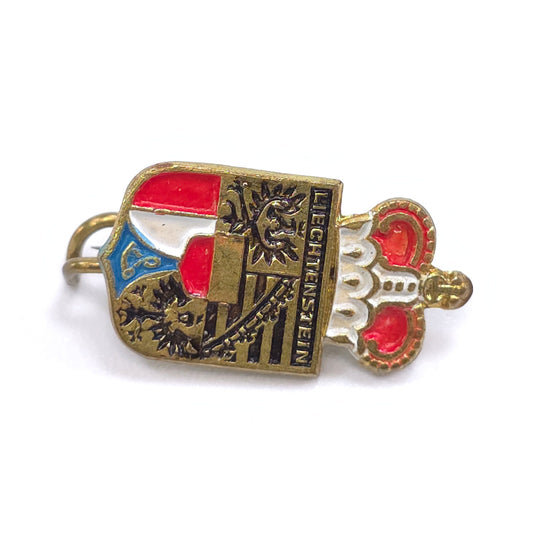 Vintage Liechtenstein Germany Pinback Pin