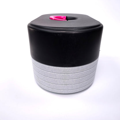 Caboodles Medium Cosmetic Makeup Jewelry Box w/ Mirror Black Gray Pink 2642