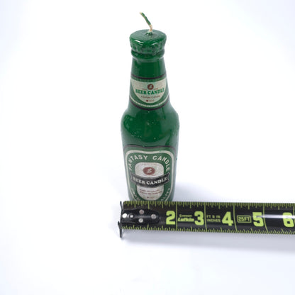 2004 Fantasy Beer Bottle Candle Green