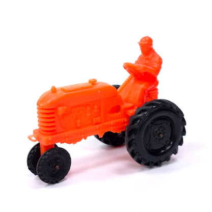 Vintage The Barr Rubber Products Ohio Plastic Farm Tractor Toy
