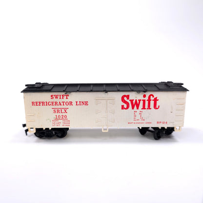 HO Scale Swift Refrigerator Line SRLX 1020 Train Car