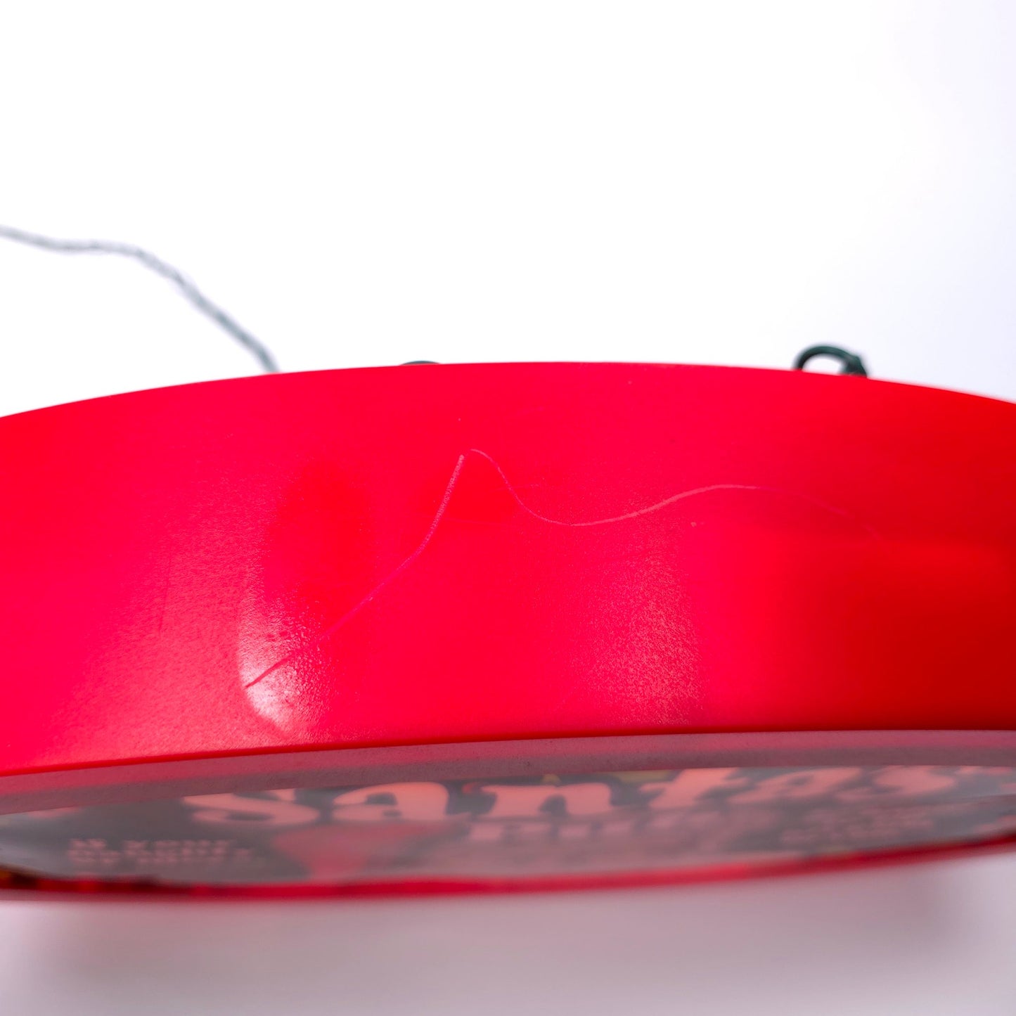 Santa's Pub Light Up Sign Happy Hour Beer Man Cave Christmas