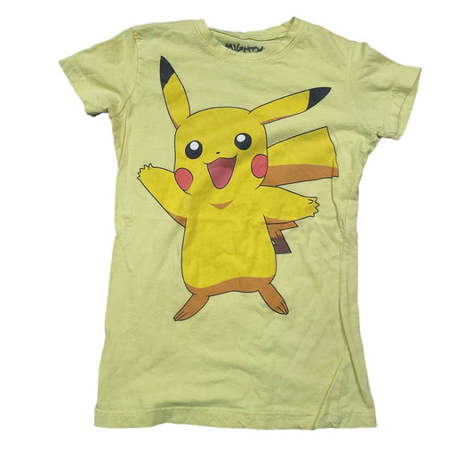 Pikachu Pokemon Shirt Size Small Teen Yellow