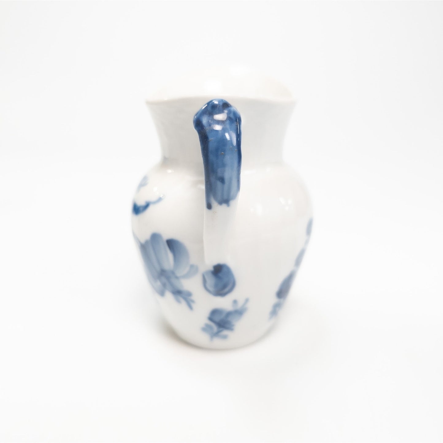 Royal Copenhagen Ceramic Mini 4" Creamer Pitcher Blue Flower Pattern