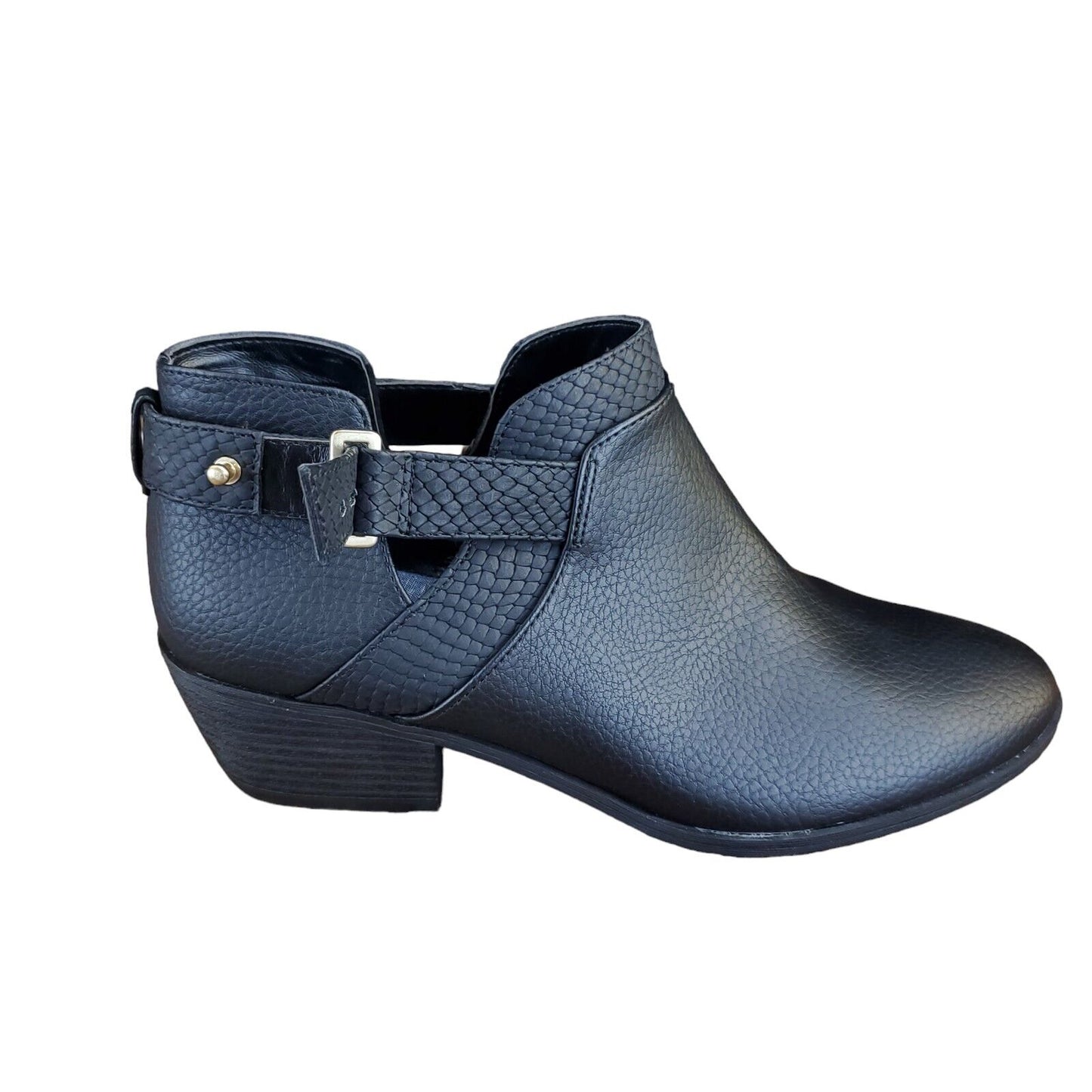 Dr. Scholls Memory Foam Women's Black Boots Booties Size 7.5 (7 1/2) Hardly Worn