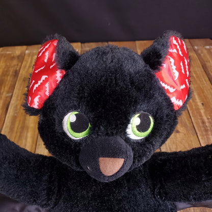 Build A Bear Boorific Black Vampire Bat Plush 06/15