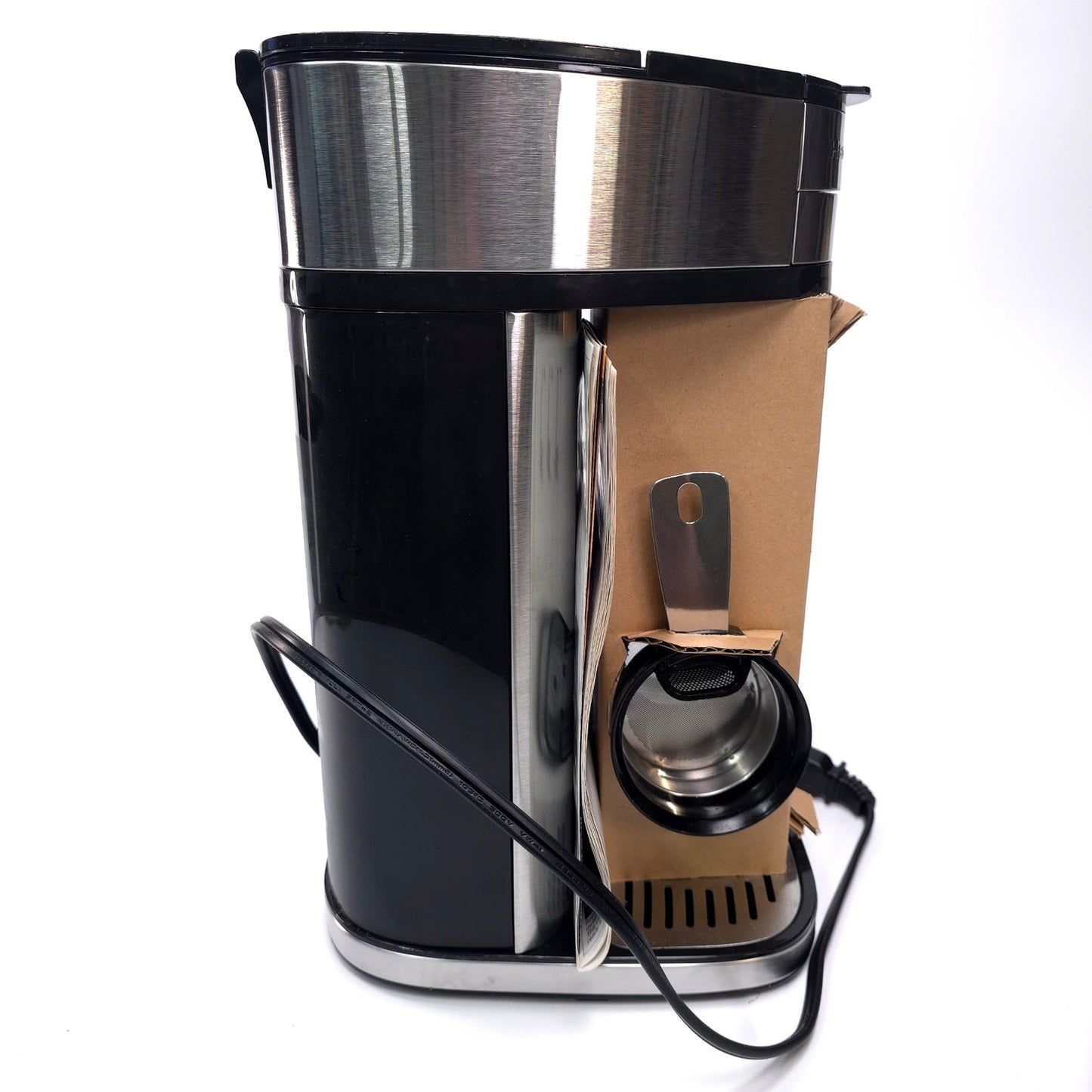 Hamilton Beach The Scoop Single Serve 14 oz Coffeemaker 49981 Travel Mug Cup