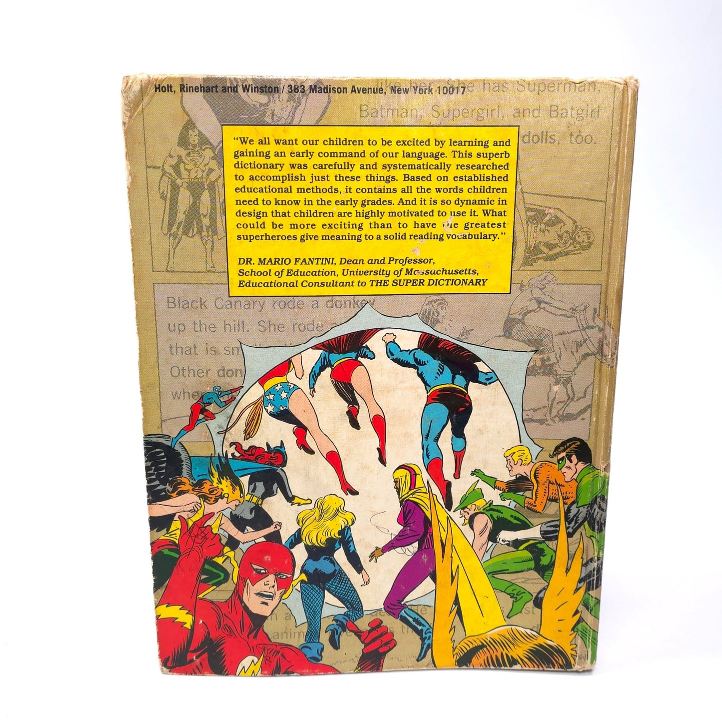 1978 The Super Dictionary DC Hard Cover Book