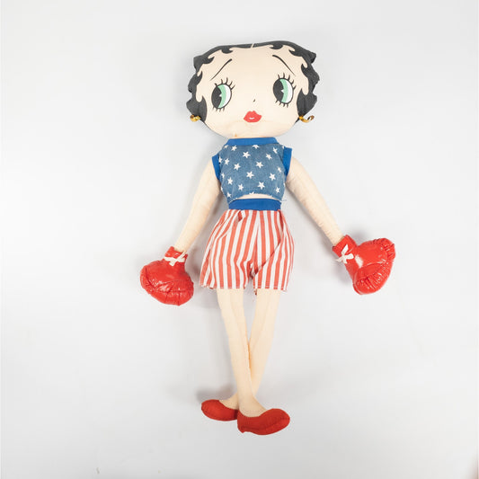 Betty Boop 15" American Boxing Betty Plush Doll Toy