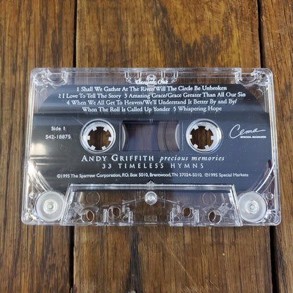 Andy Griffith Precious Memories Gospel Music (Cassette) 2+ Ship FREE