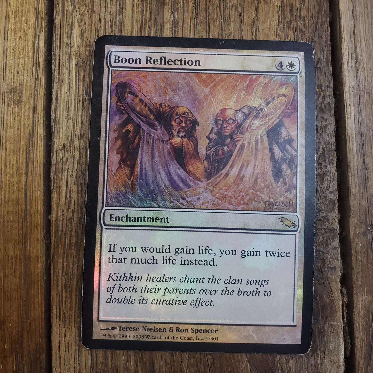 Foil Boon Reflection 2008 Shadowmoor MTG Magic The Gathering Card Game