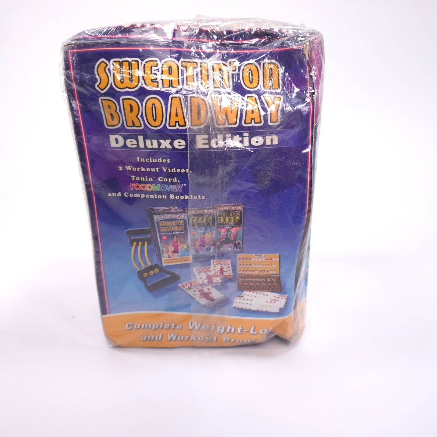 Sealed Richard Simmons Sweatin' On Broadway Deluxe Edition VHS Workout Set