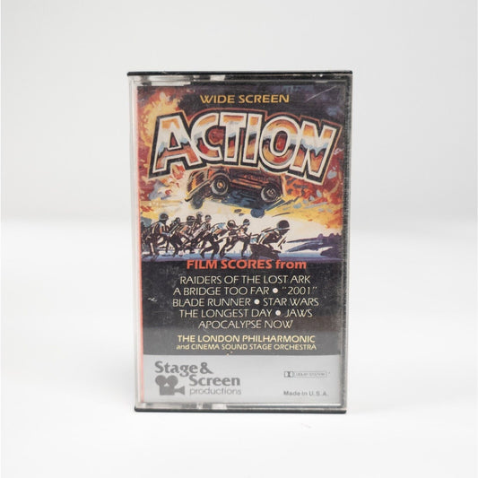 Wide Screen Action Film Scores (Cassette) 2+ Ship FREE