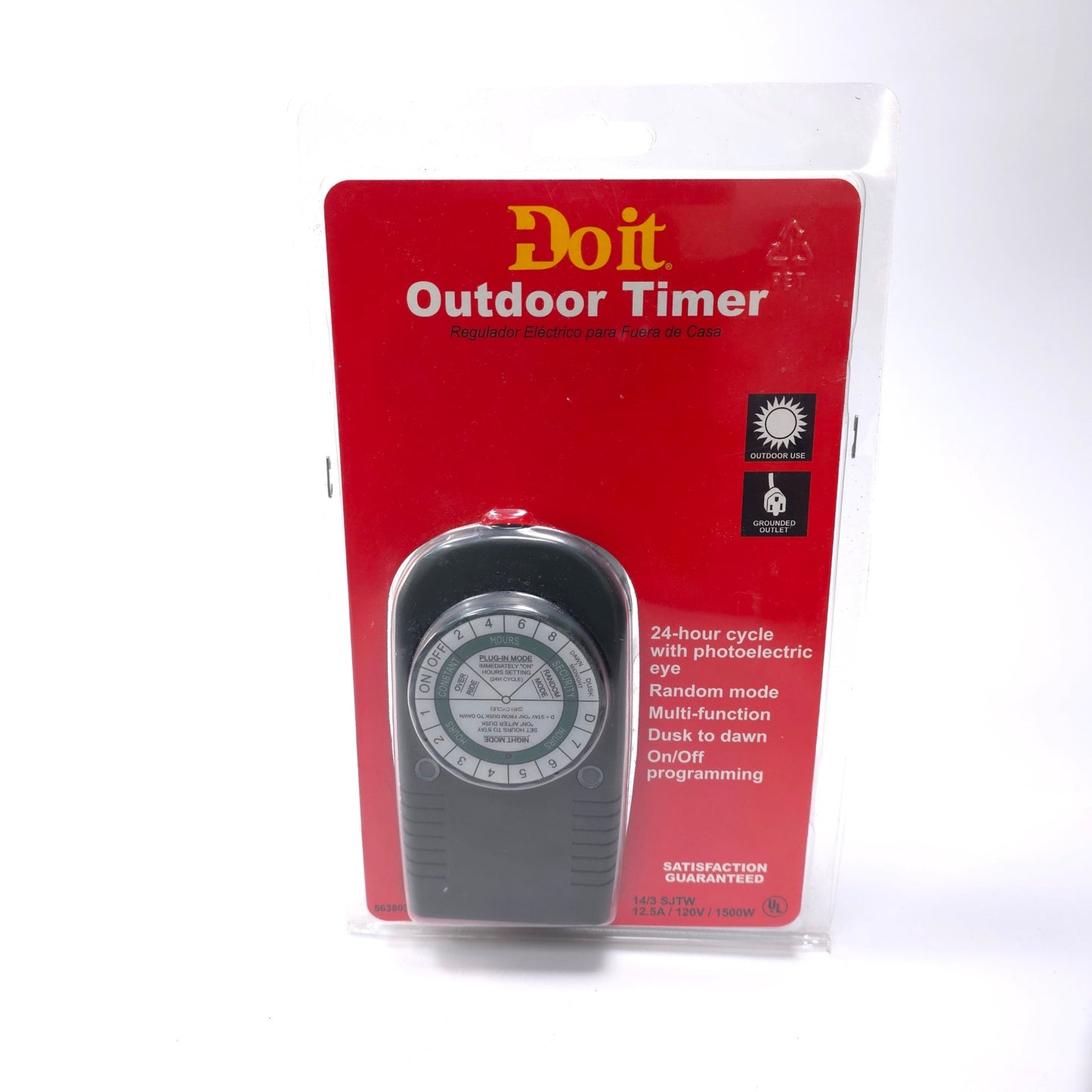 24 hr Outdoor Timer Multi Funtion On/Off Programable Do It