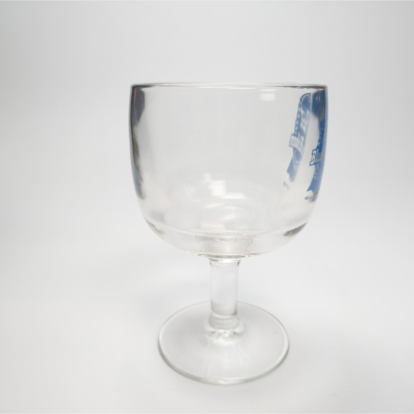 Vintage Pabst Blue Ribbon Heavy Beer Glass Goblet