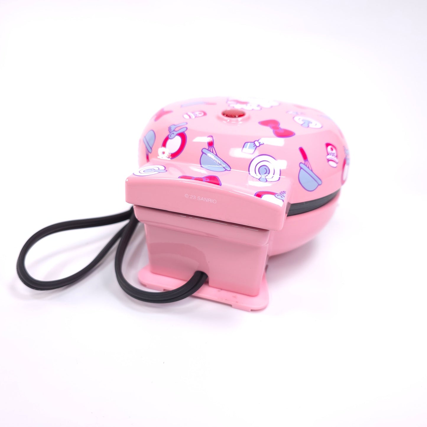 Hello Kitty Mini Waffle Maker Pink Uncanny Brand WM3-KIT-HK2-HOB