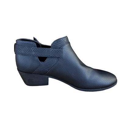 Dr. Scholls Memory Foam Women's Black Boots Booties Size 7.5 (7 1/2) Hardly Worn