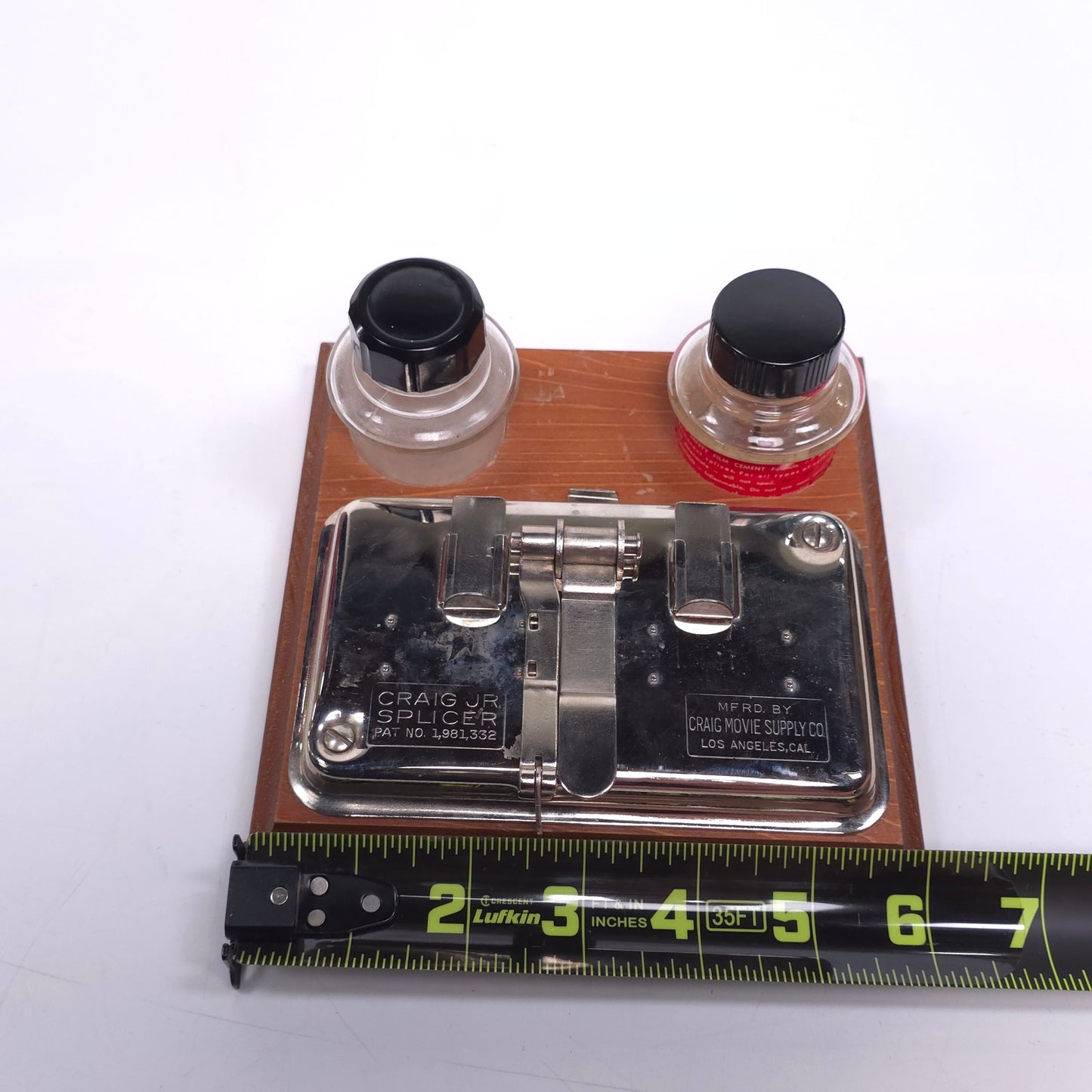 Craig 8-16 mm Film Junior Splicer w/ Box Inserts & Tool