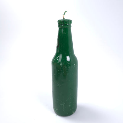 2004 Fantasy Beer Bottle Candle Green