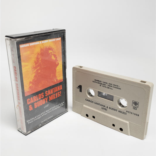 Carlos Santana & Buddy Miles! (Cassette) 2+ Ship FREE