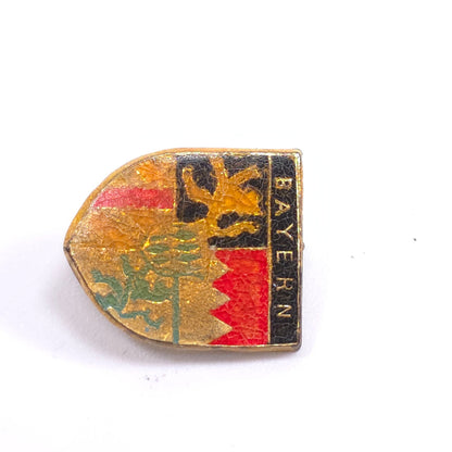 Vintage Bayern Germany Enamel Pinback Pin
