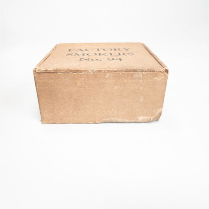 Vintage Factory Smokers No. 94 Cigar Box