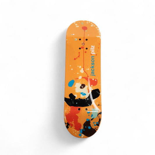 Tech Deck Jackson Pilz Splatter Panda Mini Finger Skateboard Deck Only