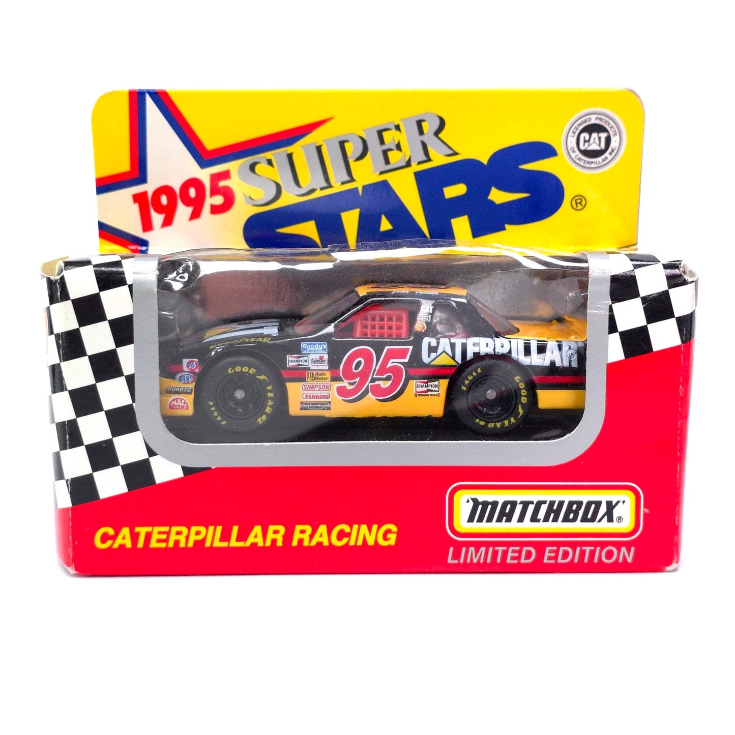 Matchbox 1995 Super Stars CAT Caterpillar Racing Limited Edition Metal Diecast