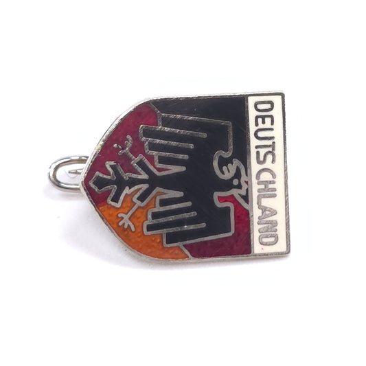 Vintage Deutchland Enamel Pinback Pin