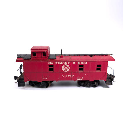 HO Scale Baltimore & Ohio C-1769 Caboose Train Car